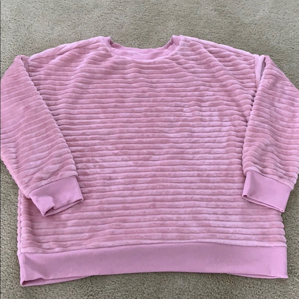 NWT A. N. A. Fleece top size large